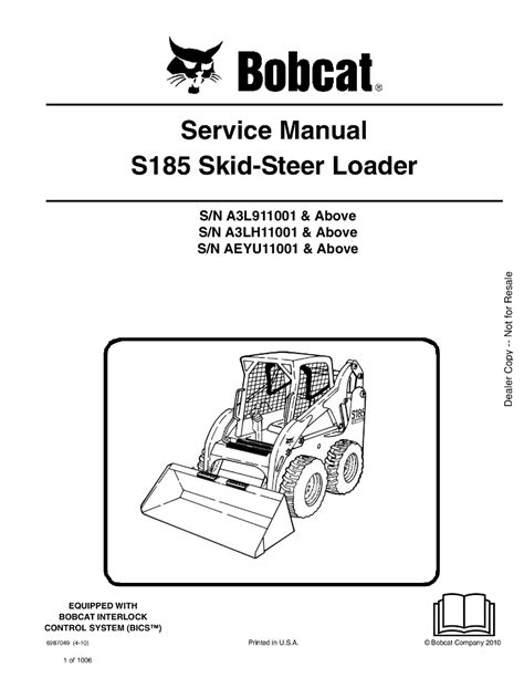 2012 bobcat s185 skid steer dimension|bobcat s185 service manual pdf.